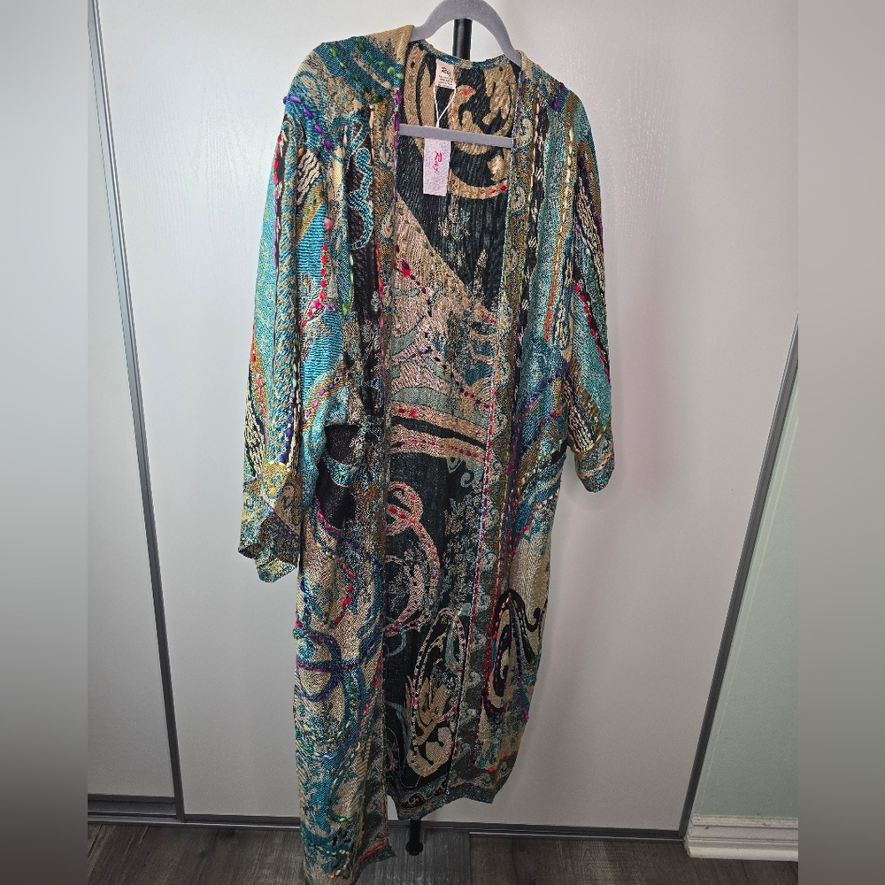 RAJ NWT Long Kimono